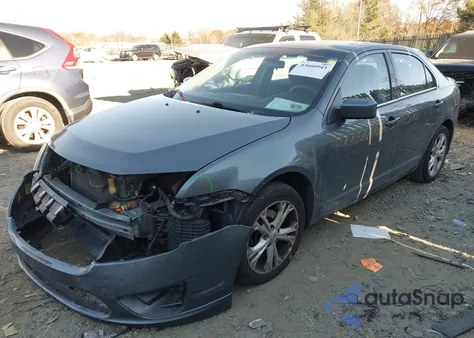 2012 Ford Fusion Se from USA, damaged, VIN 3FAHP0HA6CR179912